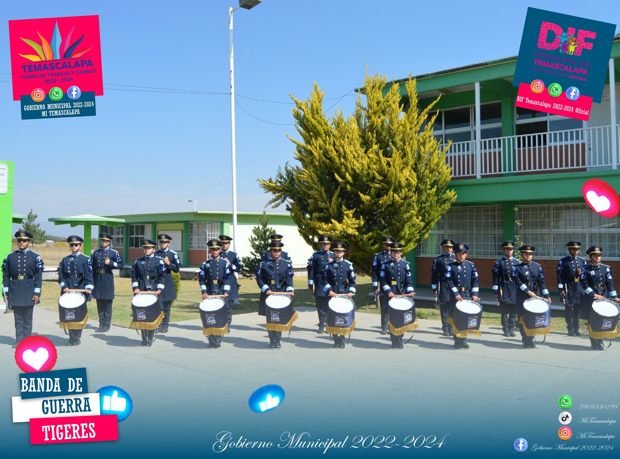 1686073729 669 La Banda de Guerra Tigres de la Escuela Preparatoria Oficial