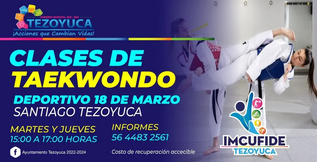 1686088481 ¡Aprende Tae Kwon Do en el deportivo 18 de marzo jpg