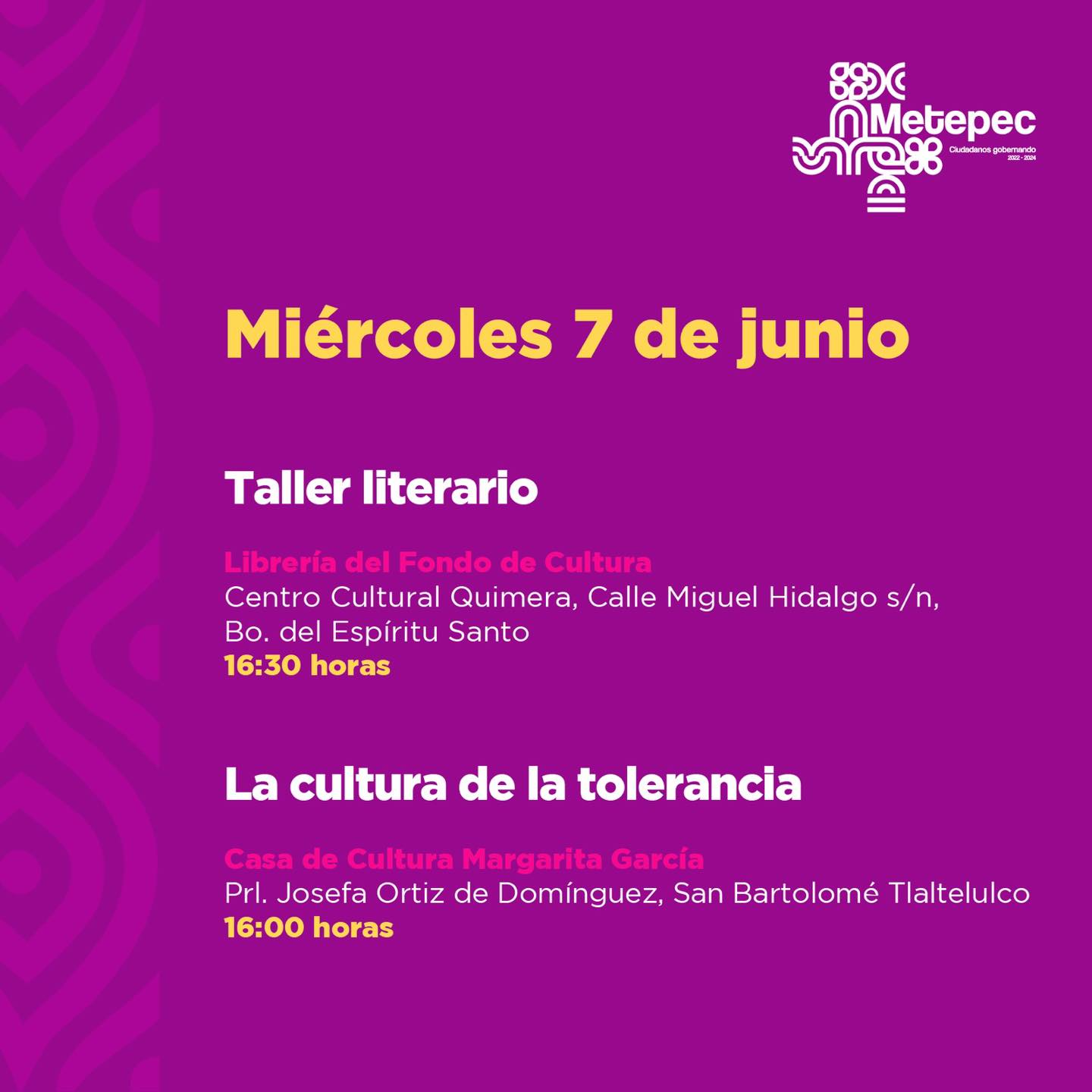 1686151281 875 ¡Que no se te pase Te compartimos las actividades culturales