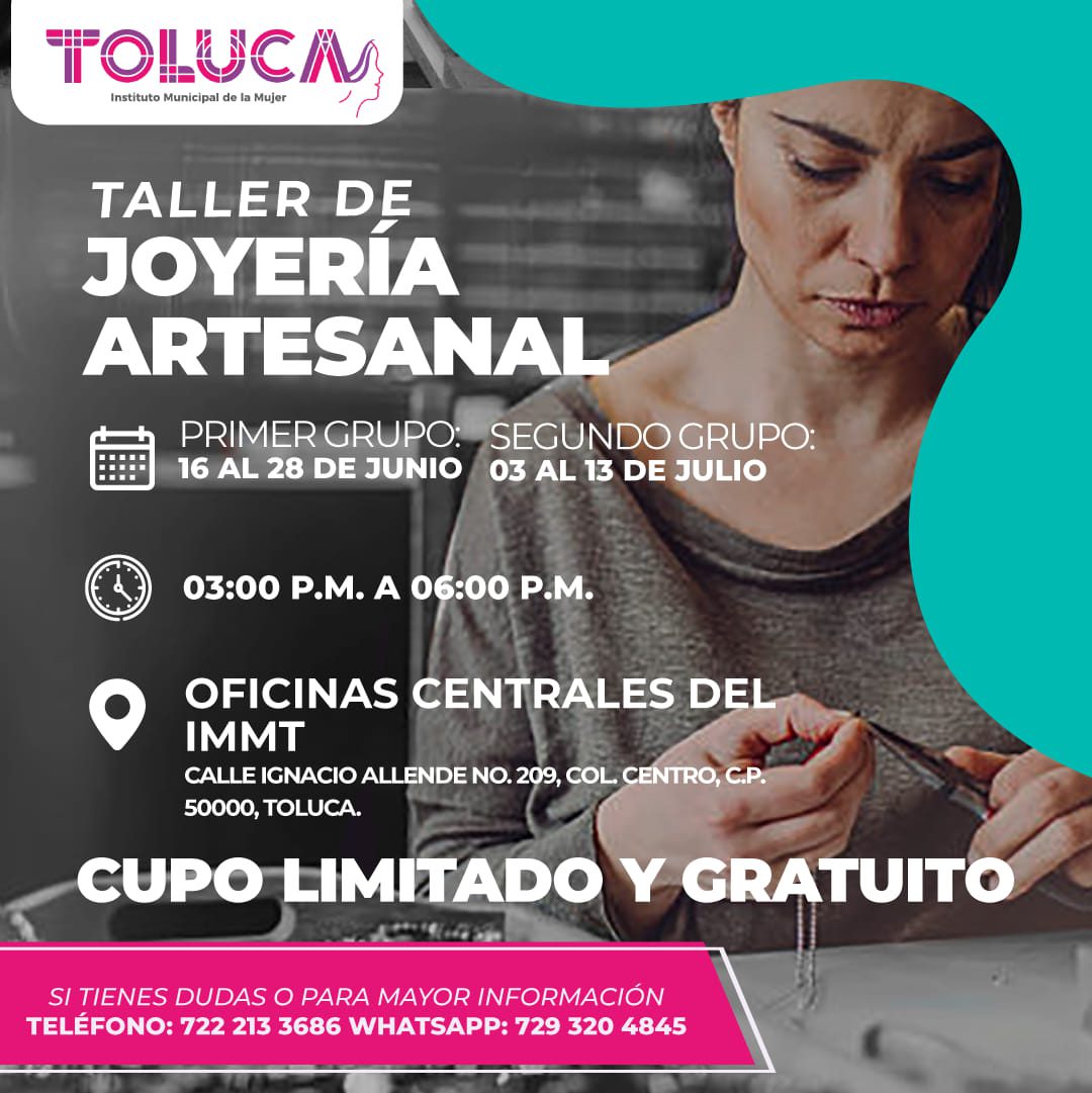 1686180809 312 ¡Forma parte de los talleres GRATUITOS que el Instituto Municipal