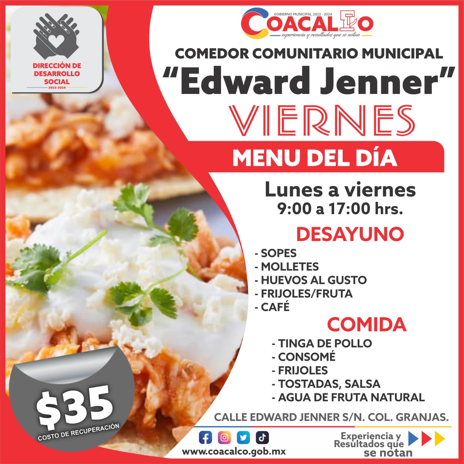 1686257177 800 ¿Ya sabes que comer ¡Te esperamos en el comedor comunitario