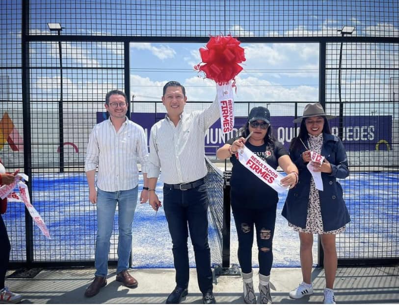 1686334452 Hicimos entrega de la cancha de Padel en Unidad deportiva