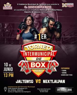 1686347322 1er TORNEO INTERMUNICIPAL DE BOX JALTENCO El Gobierno Municipal de