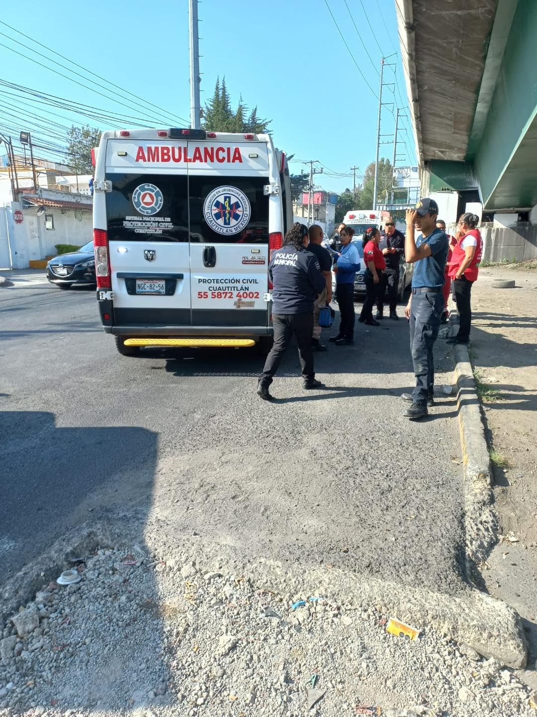 1686414982 Elementos de Proteccion Civil y Bomberos Cuautitlan asistieron al reporte