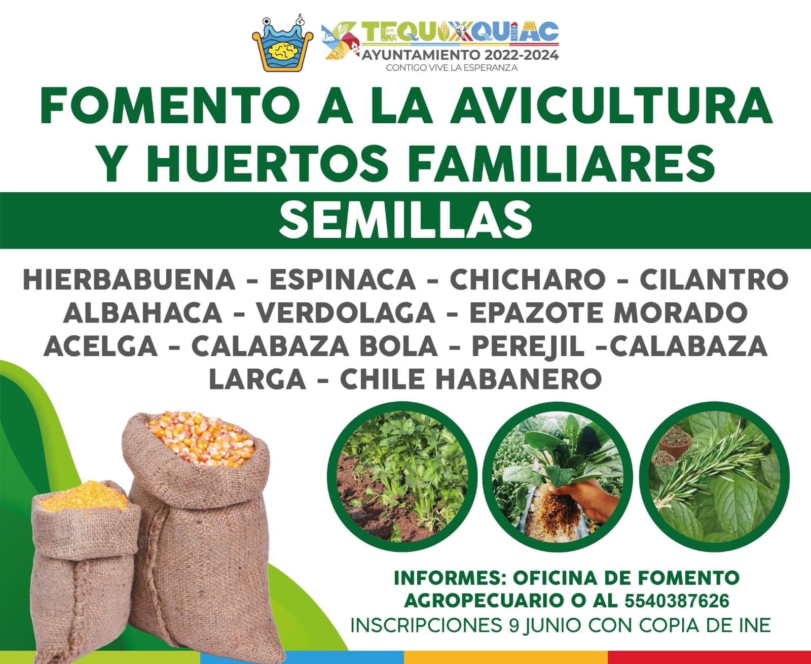 1686489199 652 Con la finalidad de incrementar la autosuficiencia alimentaria te invitamos