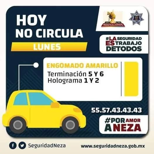 1686581379 Hoy Lunes aplica el programa HoyNoCircula a vehiculos con engomado jpg