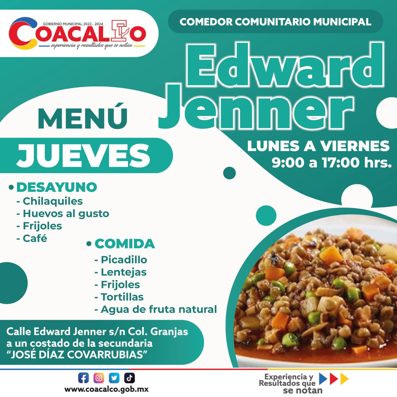 1686582810 262 ¡Lanzate al comedor comunitario Edward Jenner y disfruta del menu