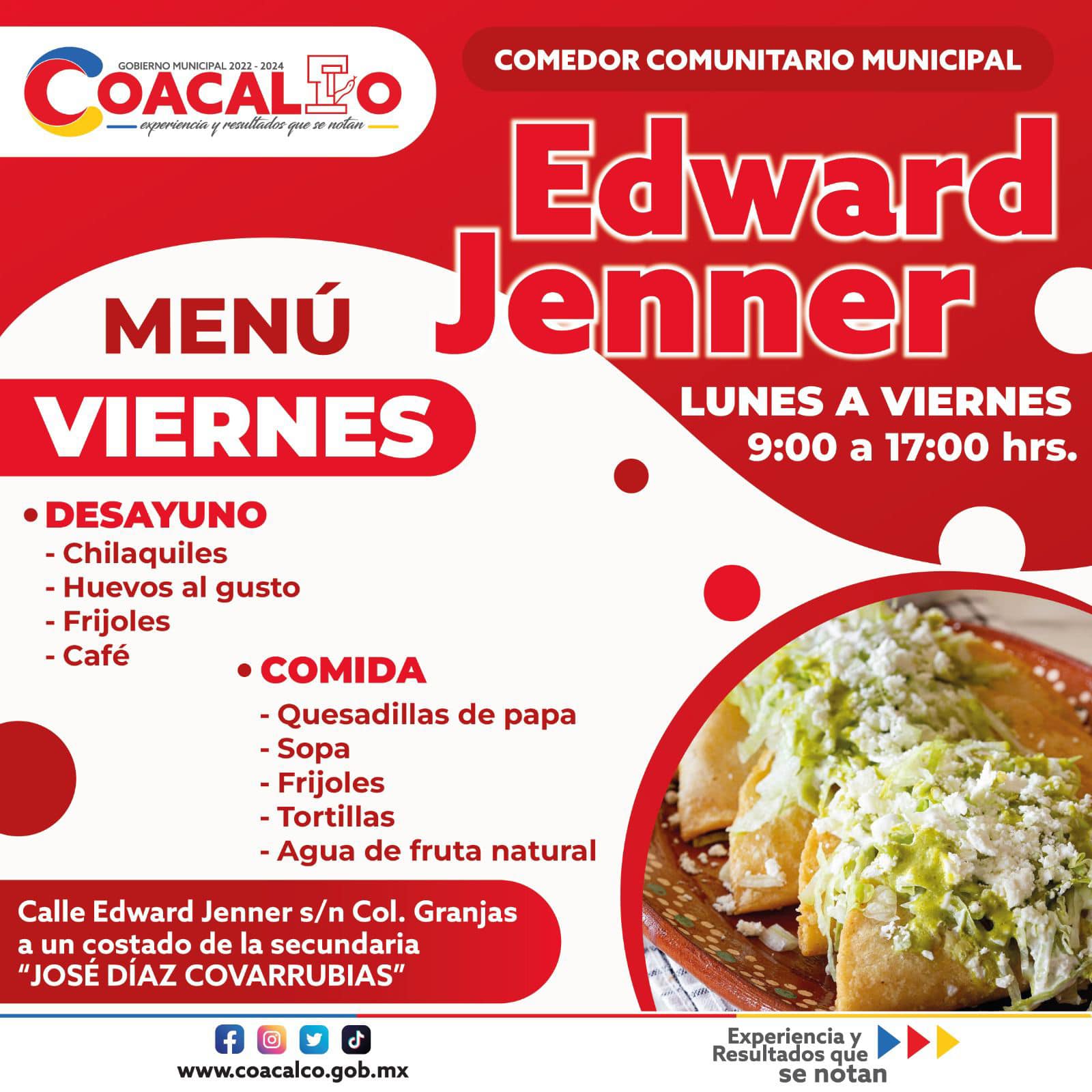 1686582817 39 ¡Lanzate al comedor comunitario Edward Jenner y disfruta del menu