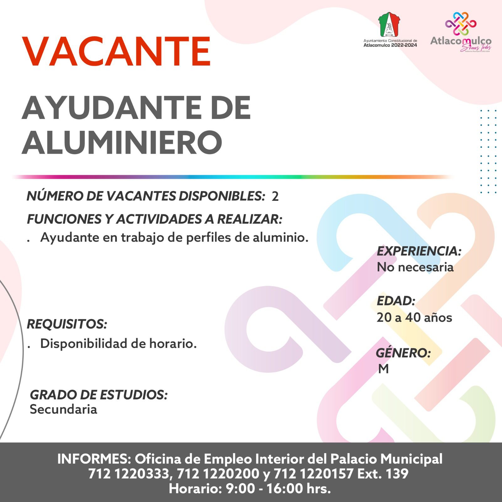 1686590371 288 ¡Te compartimos las vacantes de empleo correspondientes a esta semana