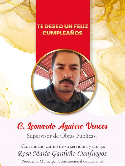 1686593434 Felicidades a nuestro companero de trabajo Leonardo Aguirre Vences que jpg