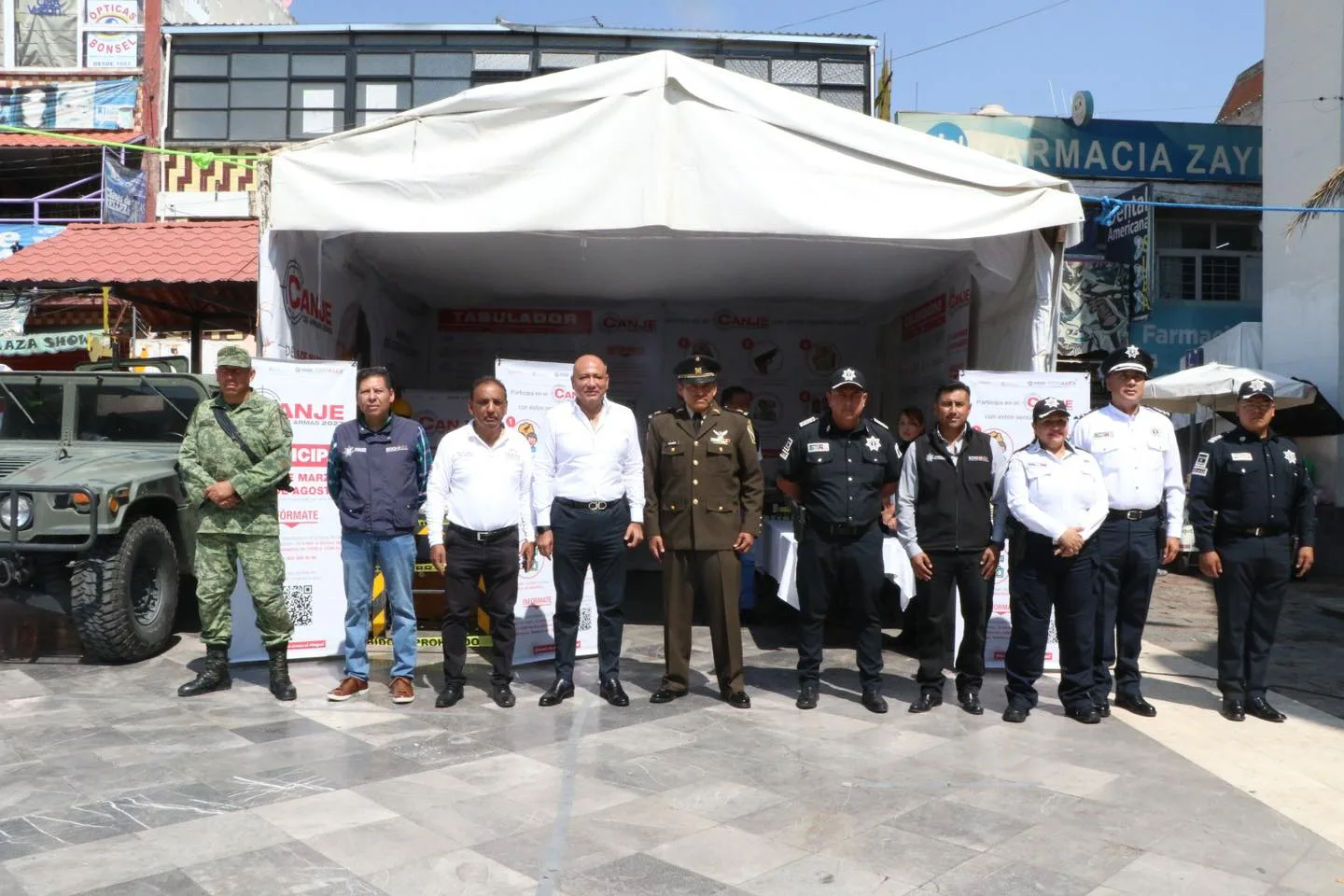 1686600928 SEGURIDAD Se realiza en la explanada municipal el Canje jpg