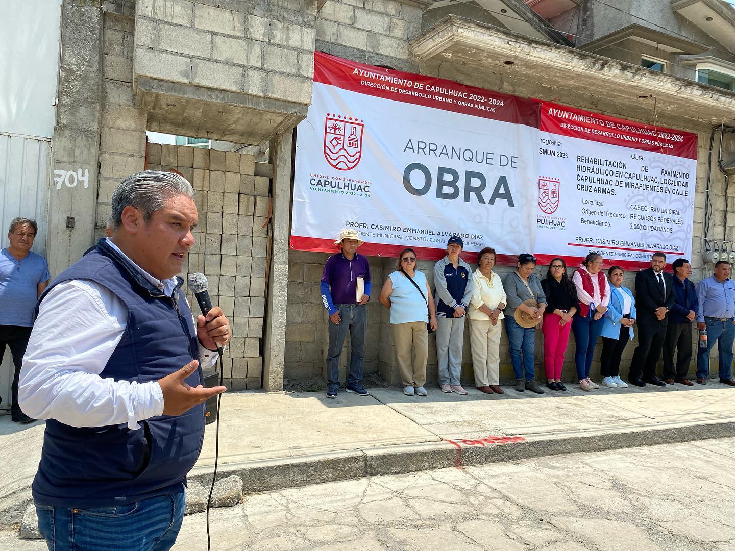 1686608913 Esta tarde el Ayuntamiento de Capulhuac encabezado por el Profr