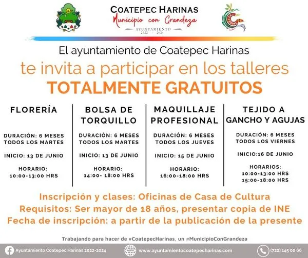 1686612520 Te invitamos a participar en nuestros talleres TOTALMENTE GRATUITOS consulta jpg