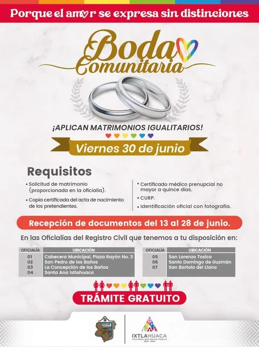 1686676192 Viernes 30 de junio Boda Comunitaria en Ixtlahuaca Consulta aqui jpg