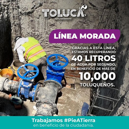 1686677327 Para que haya AguaParaTodos estamos trabajando en la LineaMorada con