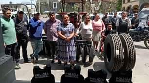 1686692213 Se realiza entrega de motocicleta municipal equipada como patrulla con