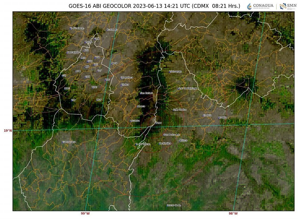 1686692435 897 EL VOLCAN POPOCATEPETL PERMANECE EN AMARILLO