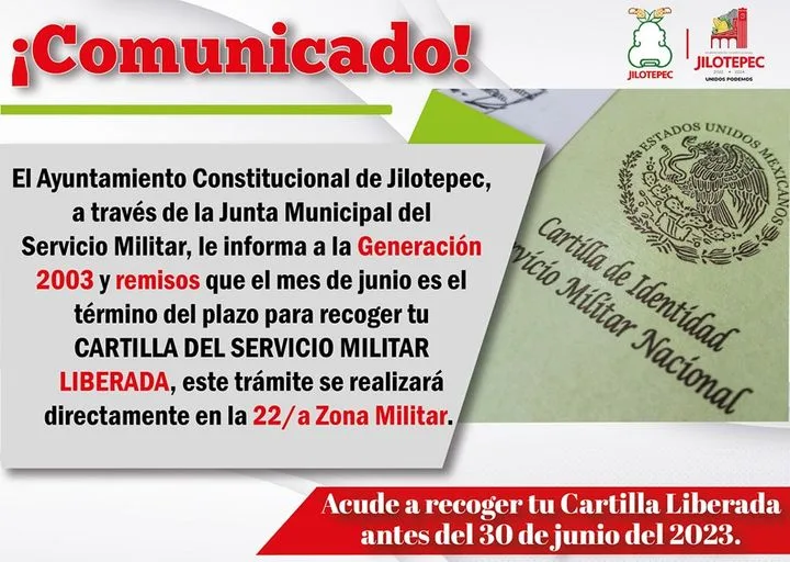 1686751382 INFORMACION IMPORTANTE CartillaMilitar Generacion 2003 y Remisos jpg