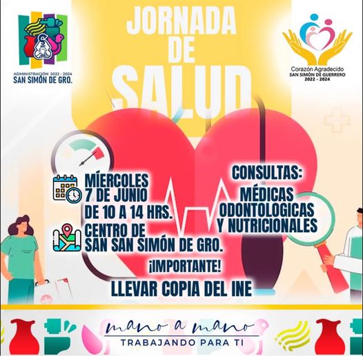 1687128345 Participa en esta JornadaDeSalud hoy 7 de junio de 10