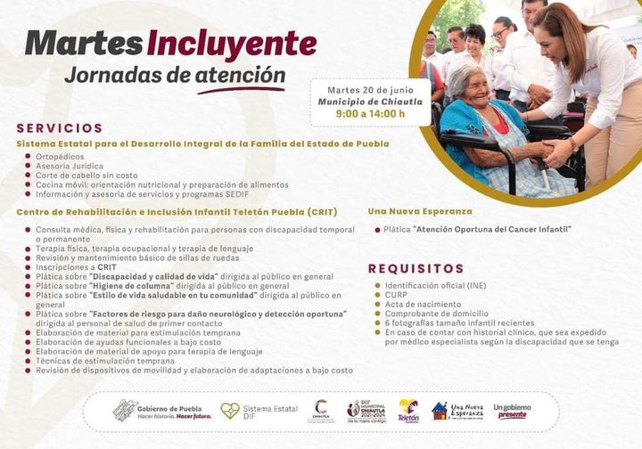 1687180237 Inscripciones al Centro de Rehabilitacion Infantil Teleton en MartesIncluyente