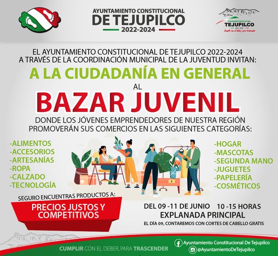 1687193265 CoordinacionMunicipalDeLaJuventud El Ayuntamiento de Tejupilco que encabeza e