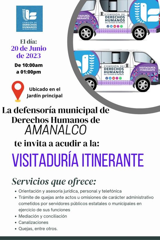 1687195187 La defensoria municipal de Derechos Humanaos te invita para que