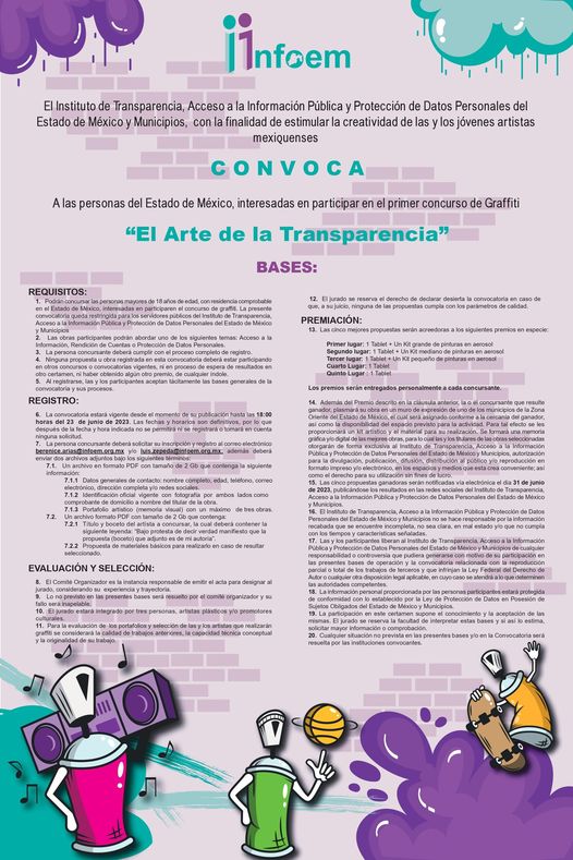 1687209769 ConcursoGrafiti El Instituto de Transparencia Acceso a la Informacion