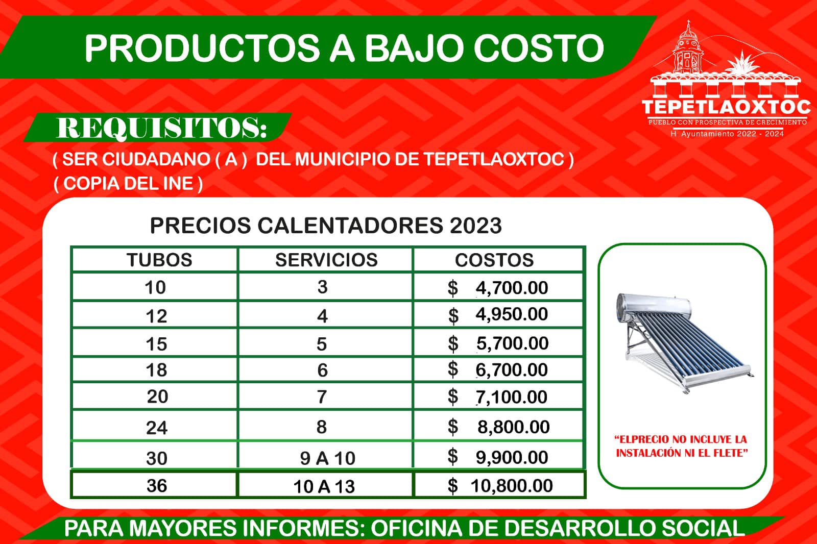 1687211486 734 ATENCION ￼El Gobierno Municipal de Tepetlaoxtoc 2022 2024 te