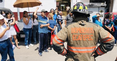 1687218045 Ecatepec realiza simulacro para prevenir riesgos por lluvias