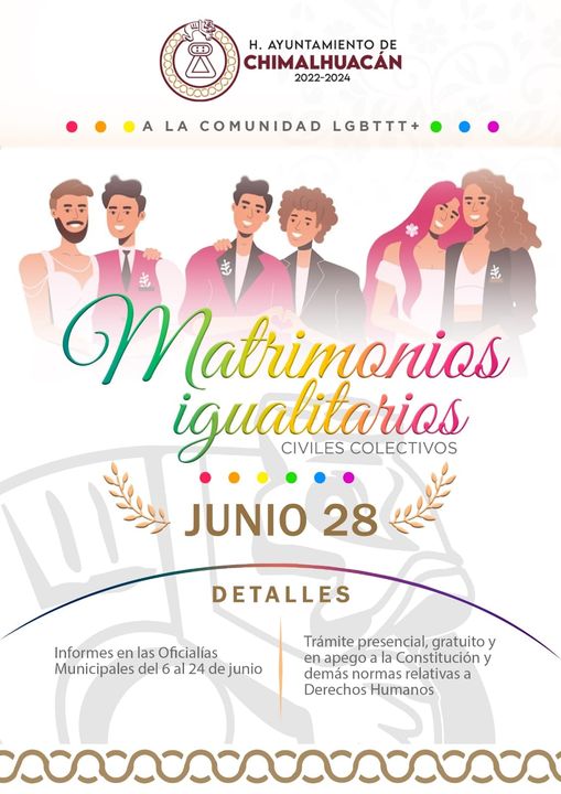 1687264904 Si te interesa participar en el evento Matrimonios Igualitarios Civiles