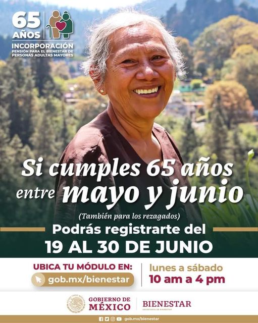 1687270546 Invitamos a los adultos mayores que cumplieron 65 anos entre