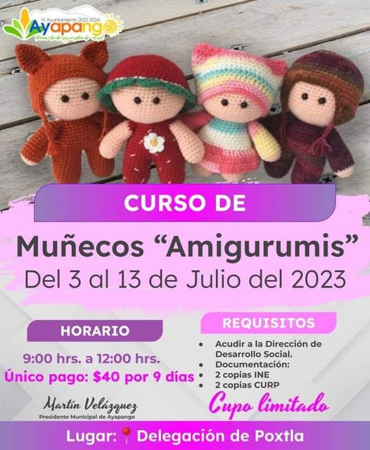 1687284523 CursosParaElAutoempleo Poxtla El Gobierno Municipal de Ayapango a traves