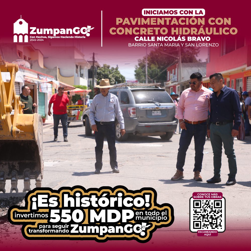 1687289127 Iniciamos con la pavimentacion en la Calle Nicolas Bravo Un