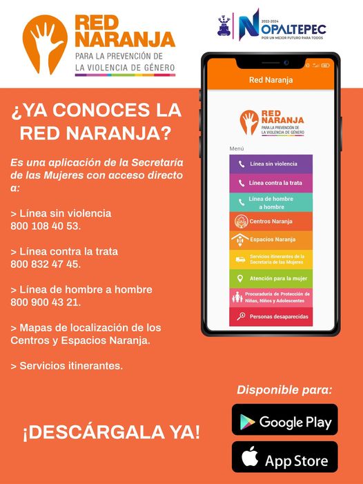 1687291363 La aplicacion movil RedNaranja de la Secretaria de las Mujeres