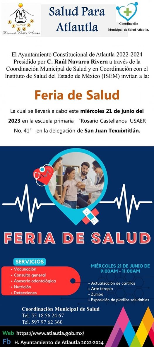 1687300243 SE INVITA A LA FERIA DE LA SALUD EN SAN