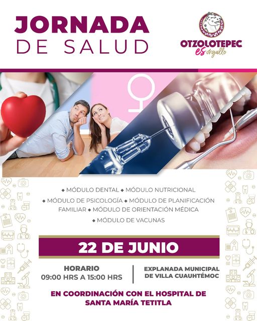 1687358150 Llega la jornada de salud a la Explanada Municipal de