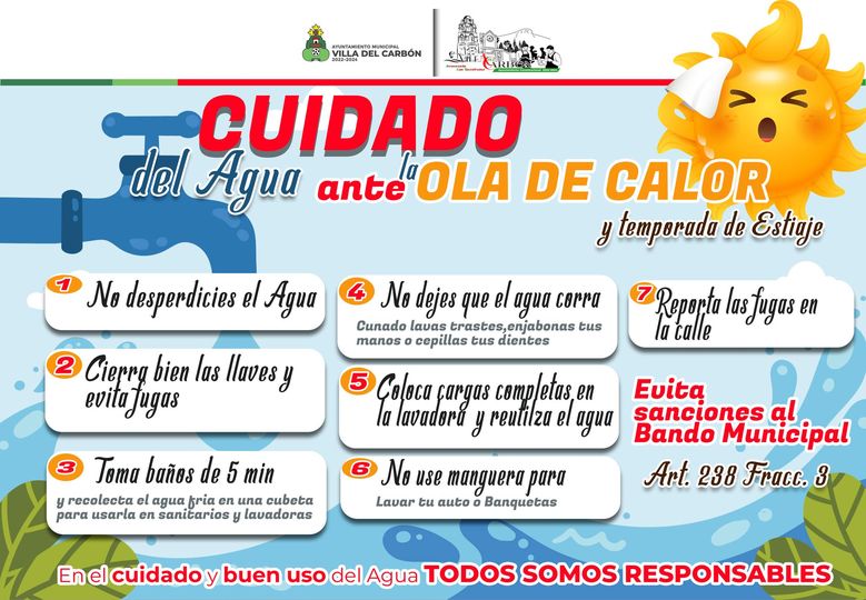 1687384007 Recomendaciones del cuidado y Uso del Agua en esta temporada