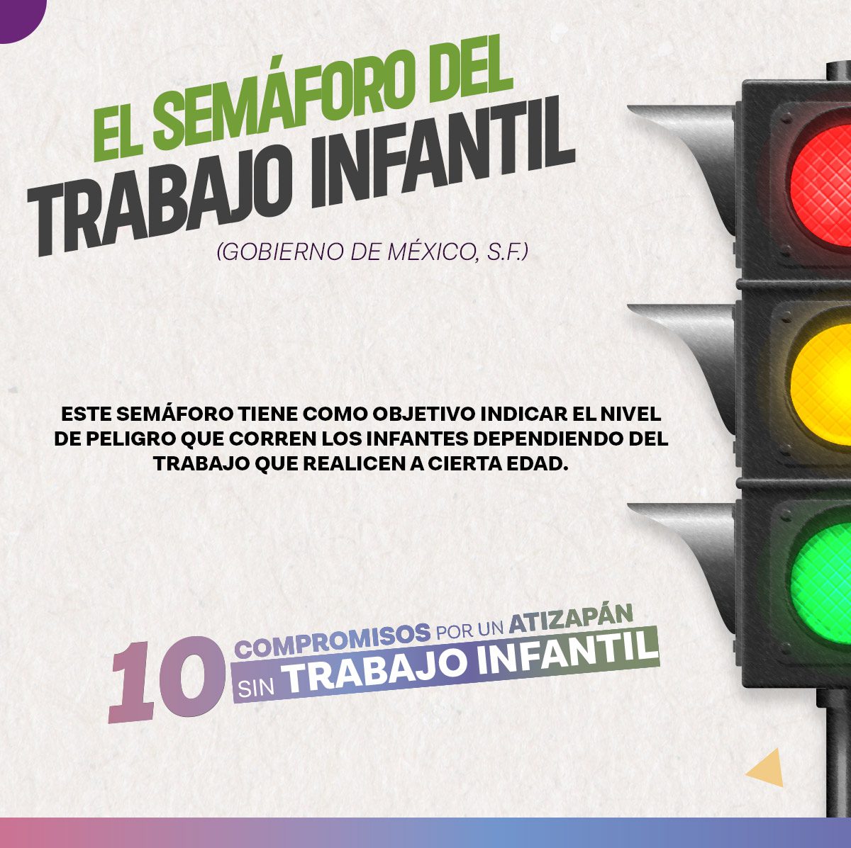 1687387588 630 ¿Conoces el semaforo del trabajo infantil