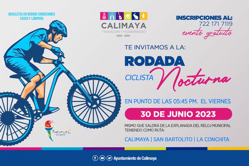 1687478191 Te invitamos a la RodadaCiclista x200dRuta Calimaya San Bartolito