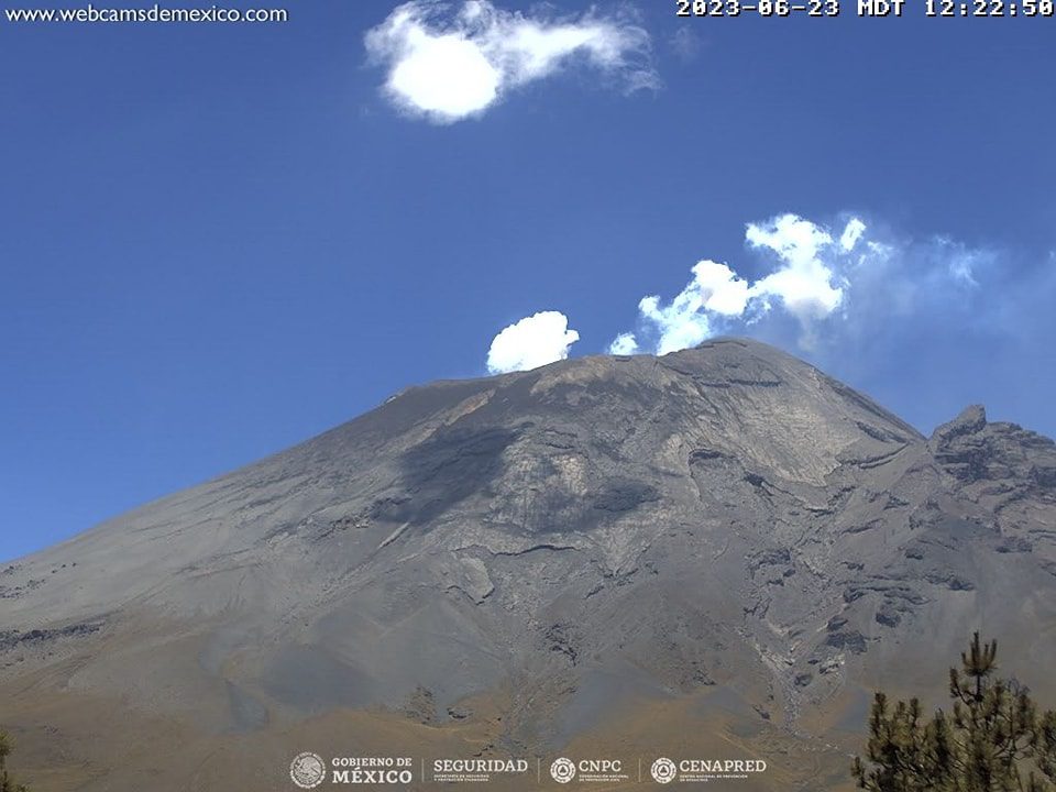 1687549237 549 EL VOLCAN POPOCATEPETL SIGUE EN ACTIVIDAD PERMANECE EN SEMAFORO AMARILLO