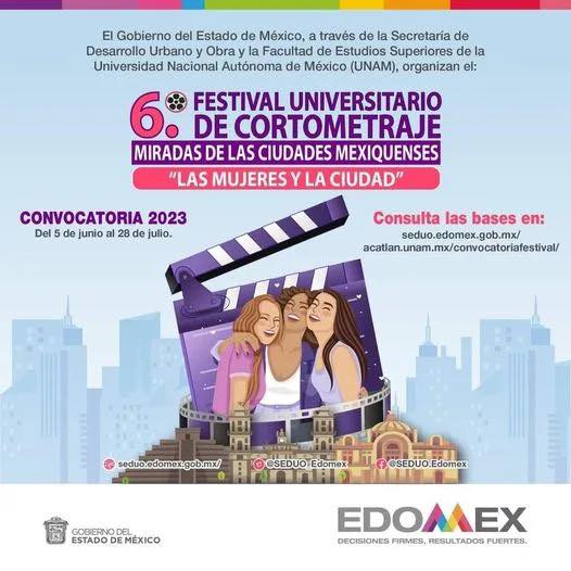 1687559693 Participa en el 6o Festival Universitario de Cortometraje Checa la