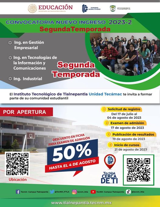 1687626104 Conoce la oferta educativa que el TecNM campus Tecamac tiene