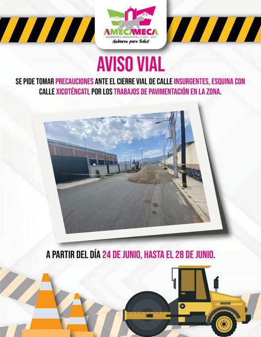 1687632761 Aviso A partir de hoy 24 de junio al