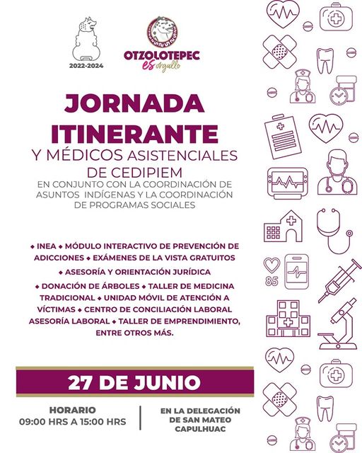 1687697084 La jornada medica itinerante llega a San Mateo Capulhuac La