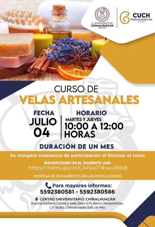 1687716178 No te pierdas el Curso de Velas Artesanales que impartira