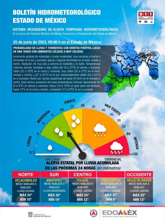 1687731290 Este domingo en el Estado de Mexico se incrementa la