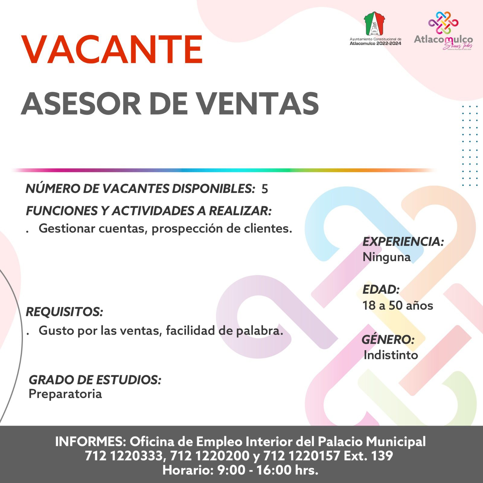 1687804475 879 ¡Te compartimos las vacantes de empleo correspondientes a esta semana