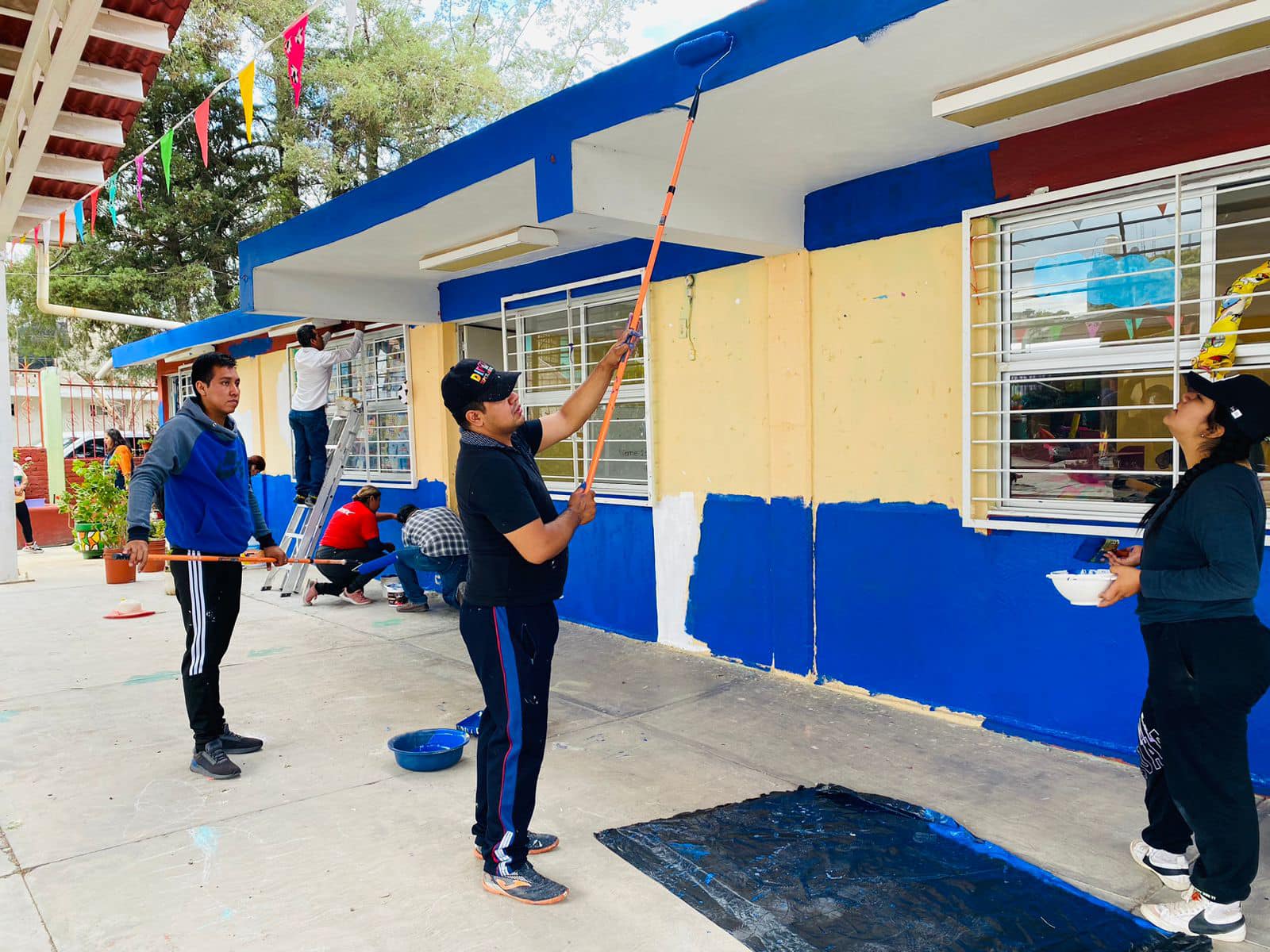 1687809937 147 ¡JORNADA DE PINTURA El Gobierno Municipal de Tepetlaoxtoc presidido por