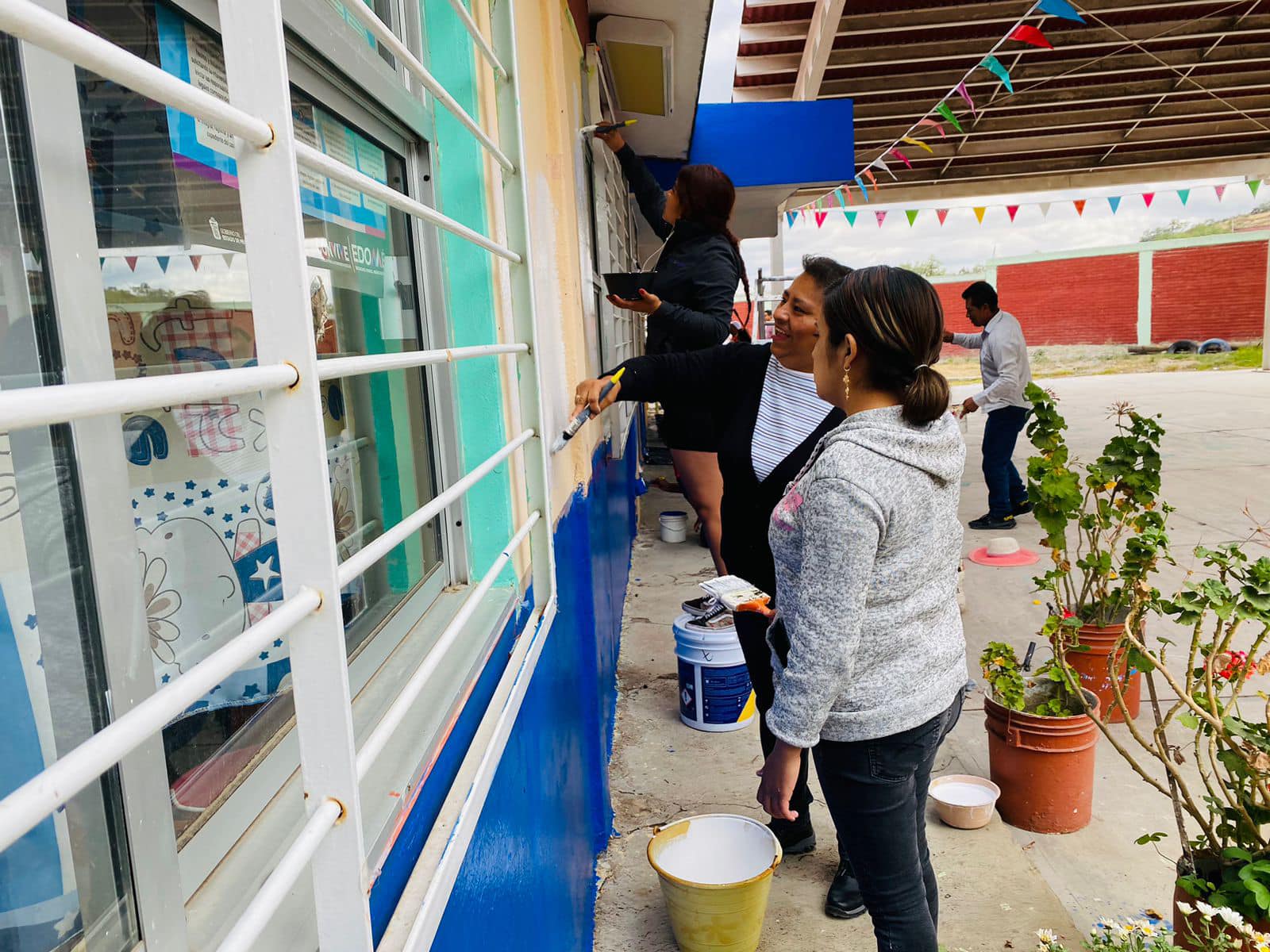 1687809945 578 ¡JORNADA DE PINTURA El Gobierno Municipal de Tepetlaoxtoc presidido por