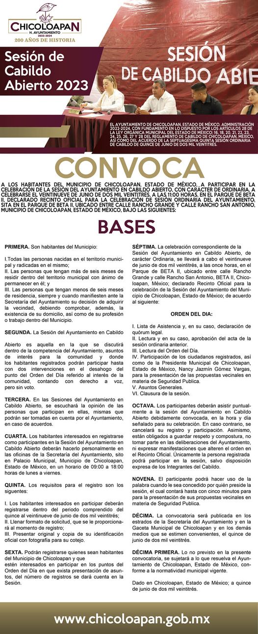 1687812102 El Gobierno de Chicoloapan invita a la ciudadania en general